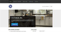 Desktop Screenshot of landrsales.com