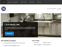 Tablet Screenshot of landrsales.com